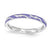 Sterling Silver Purple Enamel Ring