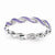 Sterling Silver Purple Enamel Ring