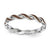 Sterling Silver Brown Enamel Ring