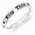 Sterling Silver Lyric Kiss This Ring