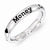 Sterling Silver Lyric Money Can't Buy Me Ring
