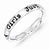 Sterling Silver Lyric Girls Just Wanna Ring