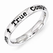 Sterling Silver Lyric True Companion Ring
