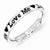 Sterling Silver Lyric Love Me Ring