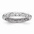 Sterling Silver Rhodium Carved Ring