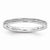 Sterling Silver Rhodium Channeled Ring