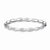 Sterling Silver Rhodium Rice Bead Ring