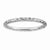 Sterling Silver Rhodium Twisted Ring