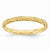 Sterling Silver Polished Gold Plated Ring