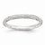 Sterling Silver Polished Textured Ring