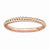 Sterling Silver Pink-plated Twisted Ring