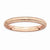Sterling Silver Pink-plated Textured Ring