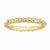 Sterling Silver Gold-plated Cable Ring