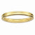 Sterling Silver Gold-plated Grooved Ring