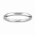Sterling Silver Rhodium Polished Ring
