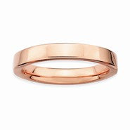 Sterling Silver Pink-plated Ring