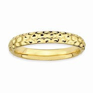 Sterling Silver Gold-plated Ring