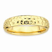 Sterling Silver Gold-plated Ring