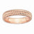 18k Rose Gold Plated Sterling SilverRing, Size 9, Jewelry Ring
