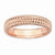 Sterling Silver Pink-plated Ring