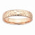 18k Rose Gold Plated Sterling SilverRing, Size 6, Jewelry Ring