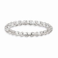 Sterling Silver Diamond Ring