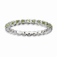 Sterling Silver Peridot Ring