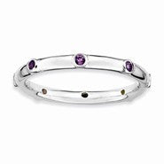 Sterling Silver Amethyst Ring