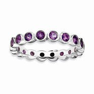 Sterling Silver Amethyst Ring