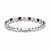 Sterling Silver Garnet & Diamond Ring