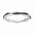 Sterling Silver Polished White and Black Diamond Ring