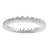 Sterling Silver Polished Diamond Ring
