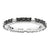 Sterling Silver Polished Black Diamond Ring
