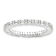 Sterling Silver Polished Diamond Ring