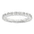 Sterling Silver Polished Diamond Ring