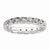 Sterling Silver Polished Diamond Ring