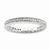 Sterling Silver Polished Diamond Ring