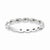 Sterling Silver Polished Diamond Ring