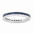Sterling Silver Polished Sapphire Ring