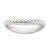 Sterling Silver Polished Rhodium-plate Wave Ring