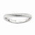 Sterling Silver Polished Rhodium-plate Wave Ring