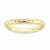Sterling Silver Polished Gold-plate Wave Ring