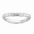Sterling Silver Polished Rhodium-plate Wave Ring