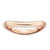 18K Rose Gold Plated Sterling Silver Polished Wave Ring