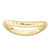 Sterling Silver Polished Gold-plate Wave Ring
