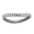 Sterling Silver Polished Black-plate Wave Ring