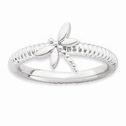 Sterling Silver Dragonfly Ring