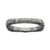 Sterling Silver Polished Black-plate Square Ring