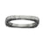 Sterling Silver Polished Black-plate Square Ring