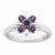 Sterling Silver Amethyst Ring